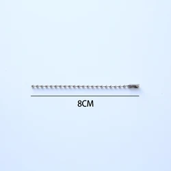 Bulk Set of Round Ball Bead Chains with Connector - 500pcs (8cm)