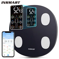 INSMART Body Weight Scale Balance Smart Scales with Screen Digital Scale for Body Weight Bmi Body Fat Bathroom Scales Bluetooth 1