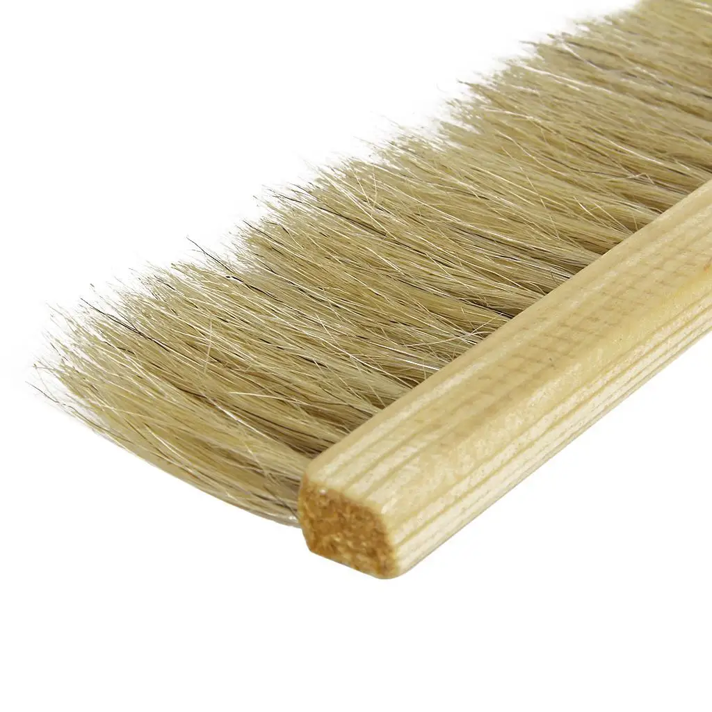 Pig Bristle Beekeeping with Wooden Handle Beekeeper Beehive Tool