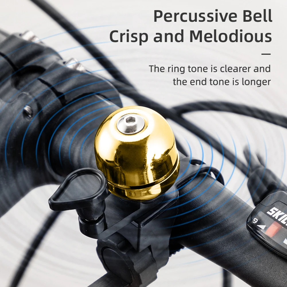 WEST BIKING MTB Cycling Bells Rings Small Bicycle Bell Metal MTB Road Bike Horn Sound Alarm Safety Warning Bicycle Accessories bicycle bell mountain bike bell bicycle horn bicycle alarm bicycle accessories