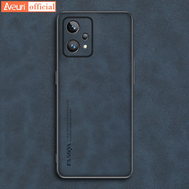Coque de téléphone de luxe en cuir pu pour realme 9 pro plus et 9i_voghion.com