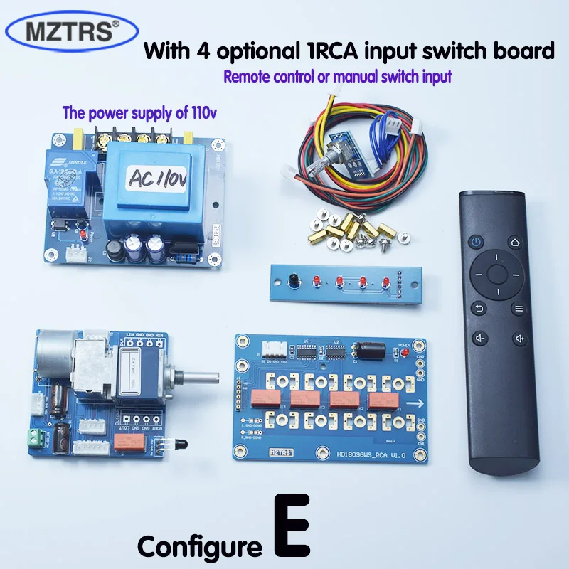 

MZTRS ALPS27 Motor Remote Control Volume Board Infrared Modified Volume Potentiometer Preamplifier