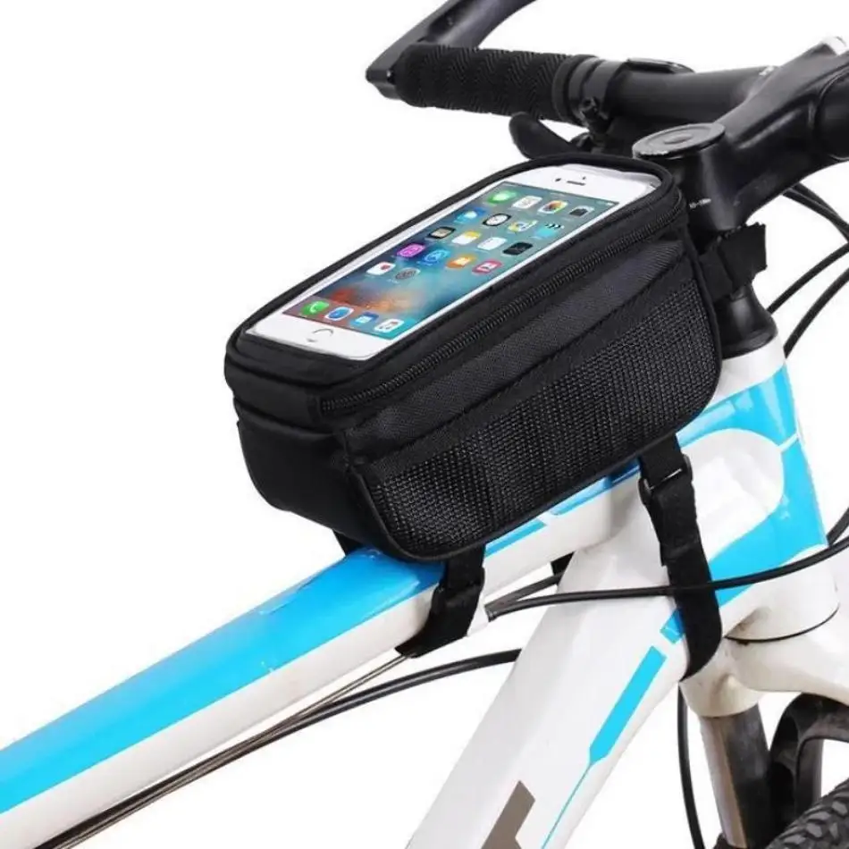 Practical 1 Pcs RTS Durable Outdoor Road Bicycle Waterproof Mobile Phone Bag Touch Screen Front Bag For Mountain Bike & Cycling