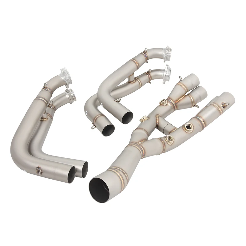 Slip On Motorcycle Exhaust System Front Link Pipe Modify Escape Moto Muffler Bike For BMW S1000R S1000RR S1000 R RR 2019 - 2022 - Image 3