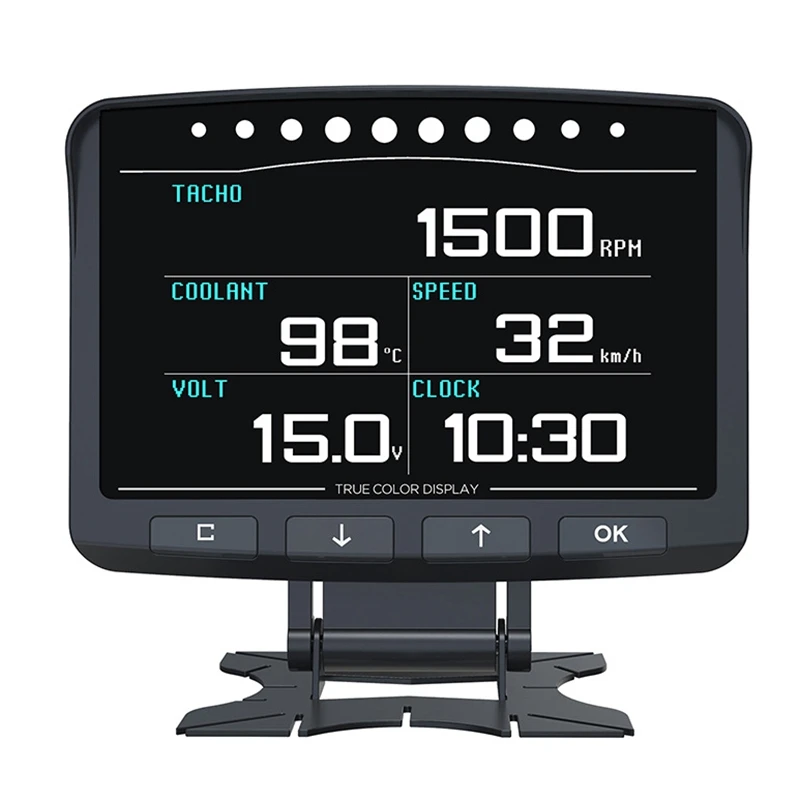 

Автомобильный измеритель X50 Pro OBD2 HUD, многофункциональный цифровой приборной панели, с автоматическим дисплеем, температура охлаждающей жидкости, турбонаддув