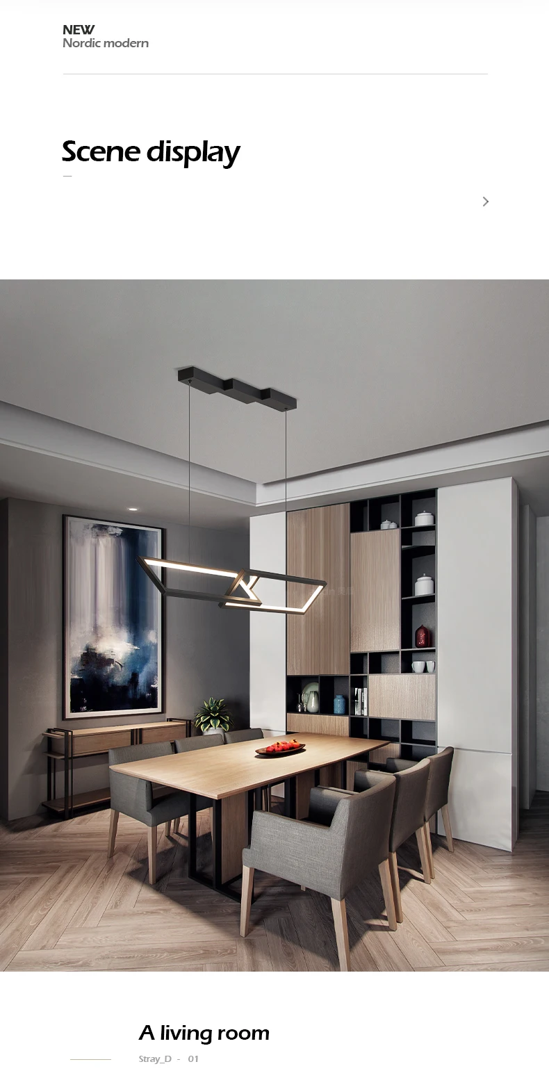 dining light fixtures Modern Simple Design LED Chandelier For Dining Room Kitchen Table Living Room Bedroom Pendant Lamp Black Geometric Hanging Light chandelier light