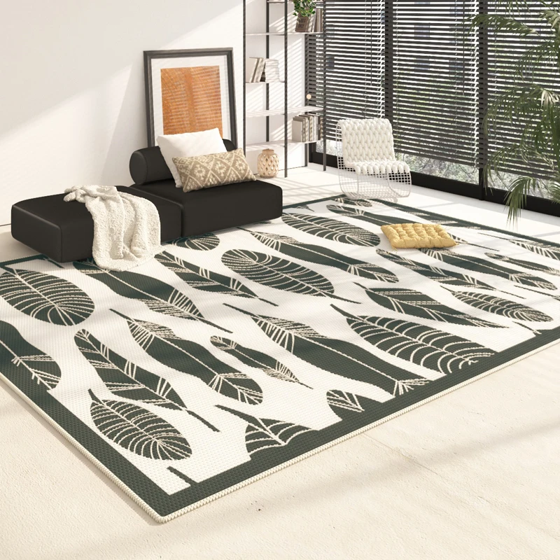 Modern Style Living Room Decoration Striped Carpet Light Luxury Study Rug Home Washable Anti-slip Mat Thickened Rugs for Bedroom 3