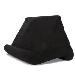 Multifunctional Sponge Pillow Tablet and Phone Stand with Adjustable Angles (Black)