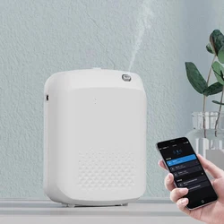 Smart Essential Oil Aromatherapy Diffuser 1000m³ Wall Mounted Air Freshener Device Bluetooth Control Fragrance Aroma Dispenser