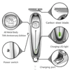 Kemei KM-1949 Gold or Sliver All metal Electric Hair Clipper KM-2028 Rechargeable Men's Shaver Professional Cordless Trimmer 2