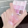 18 Colors Color Blocking Eyeshadow Palette Korean Makeup Summer Ice Cream Color Eyeshadow Pink  Purple Makeup Palette Cosmetics 2