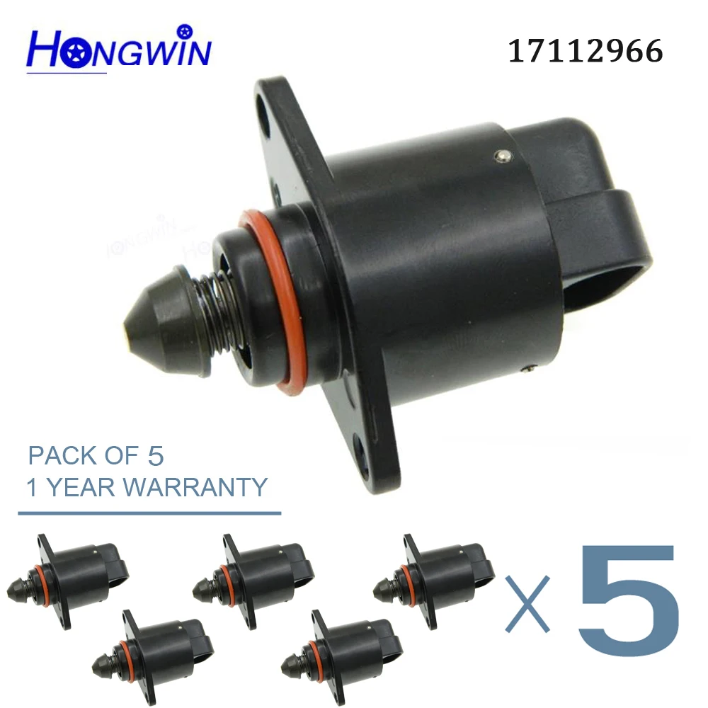 5 PCS Idle Air Control Valve Step Motor OE: 17112966 93744875 SMW299933 ...