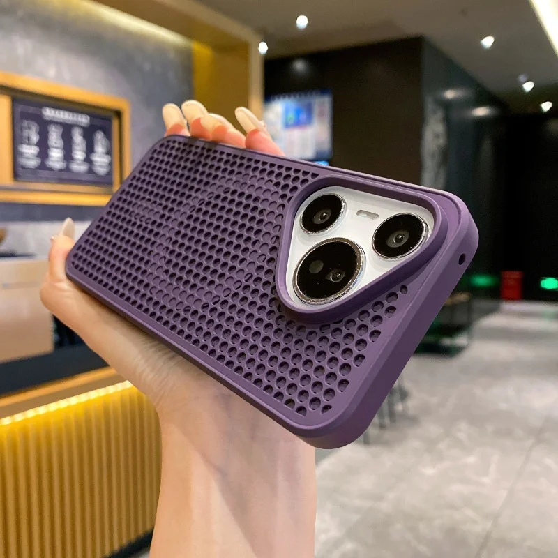 Matte Cooling Honeycomb Grid Magnetic Case - Pure Hard Cover