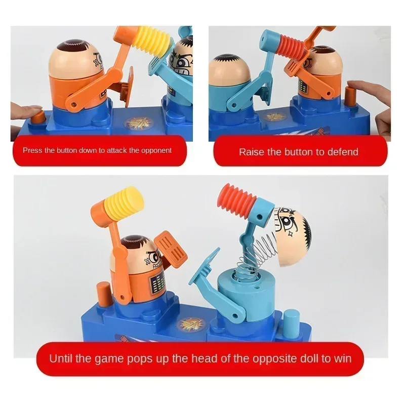 Hot Funny Practical Joke Children Fight Battle Antistress Toy Prank Parent-Child Interaction Play Table Game Kids Toys Baby Gift 3