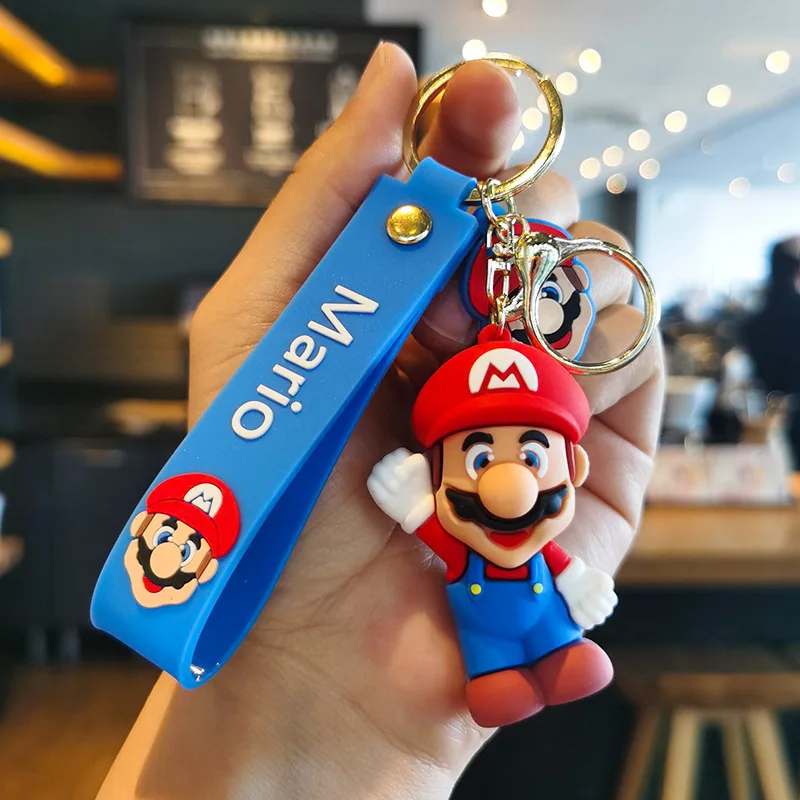 

Брелок для ключей из ПВХ в стиле Super Mario Bros