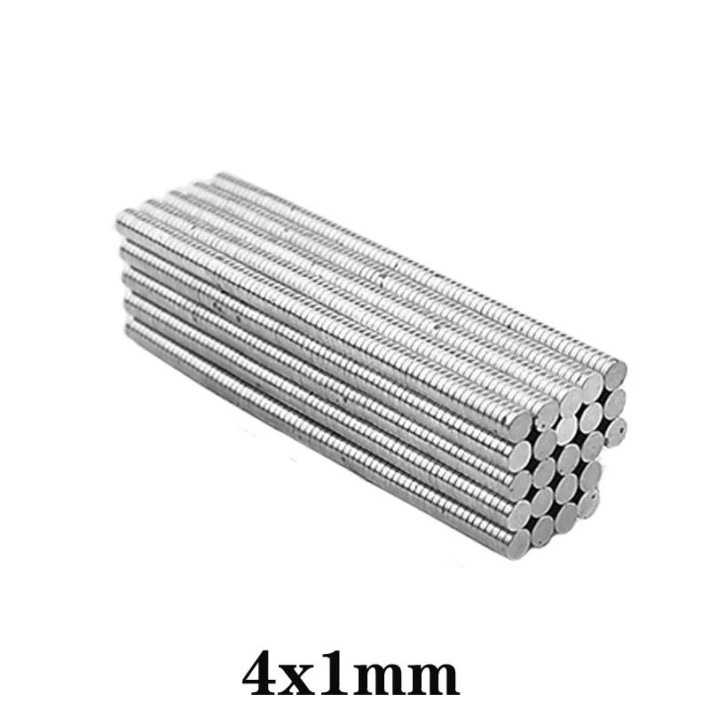 100~5000pcs 4x1 mm Mini Small Circular Magnets 4mmx1mm N35 Neodymium Magnet strong Dia 4x1mm Permanent NdFeB Magnets disc 4*1 mm