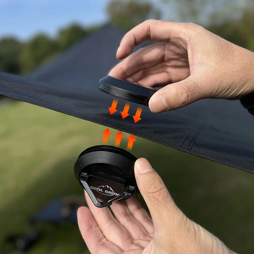 Ganchos Magnéticos Fuertes Para Camping - Sujeción Potente, Ideales Para Colgar Luces, Botellas Y Equipo En Carpas