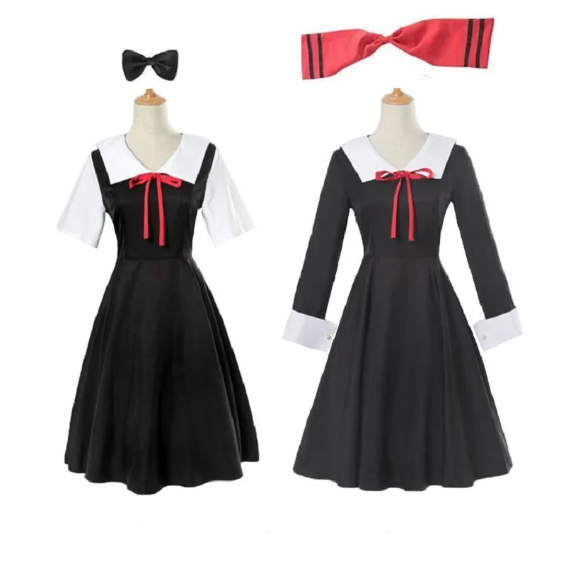 

Kaguya-sama: Love is War Cosplay Costume Shinomiya Kaguya Anime Cosplay Fujiwara Chika Costume Girls School Uniforms Women Dress