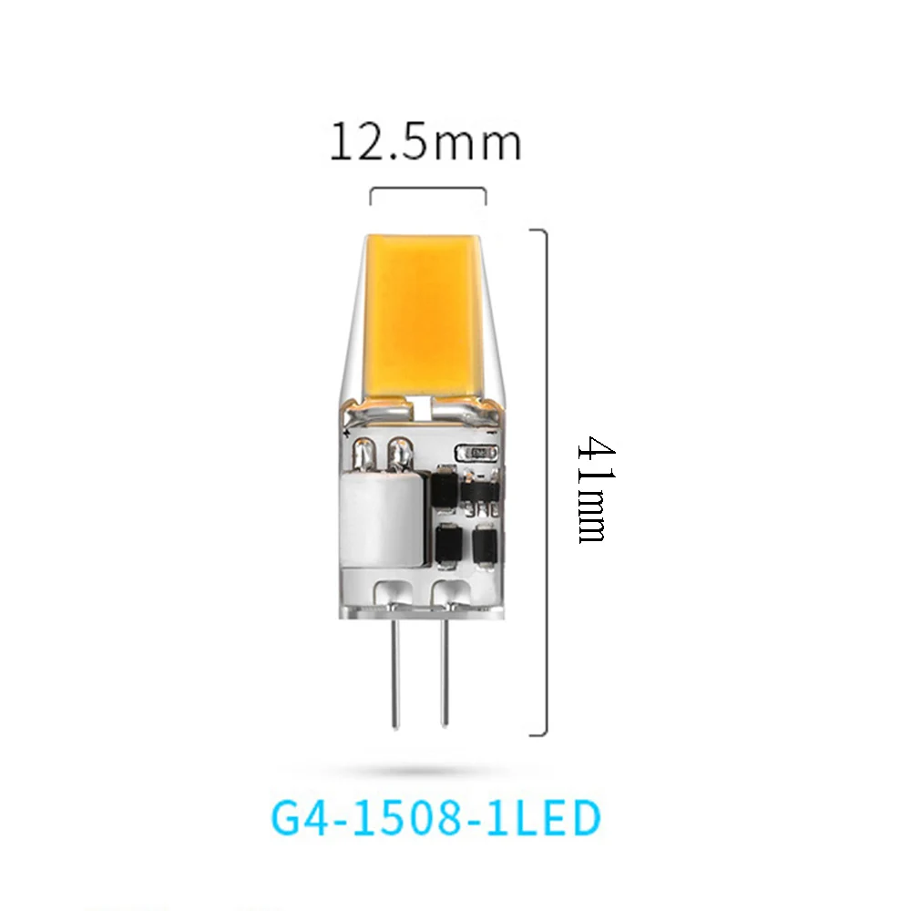10X G4 Led Cob 실리콘 램프 2W 5W DC 12V Cob 덮개 3000K 4000K 6000K 샹들리에 스포트라이트, 샹들리에 빔 각도