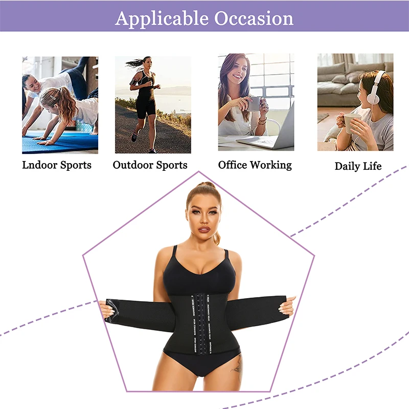 NINGMI Waist Trainer for Women Body Shaper Wight Loss Belt Waist Cincher Women Waist Support Belt Slimming Belt