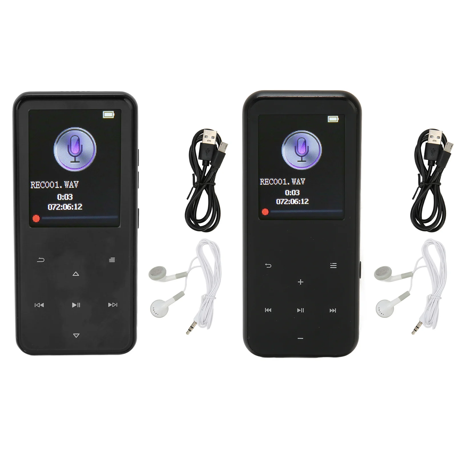 

Mp3-плеер умный HD с шумоподавлением 5,0 Поддержка FM-радио Электронная книга музыкальный плеер для дома