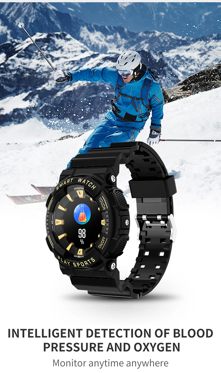 SKMEI Neue Outdoor-Sport-Smart-Uhren für Männer und Frauen, Mode, IP67, wasserdicht, Uhr mit Herzfrequenzüberwachung, Armbanduhr, Reloj Hombre_voghion.com