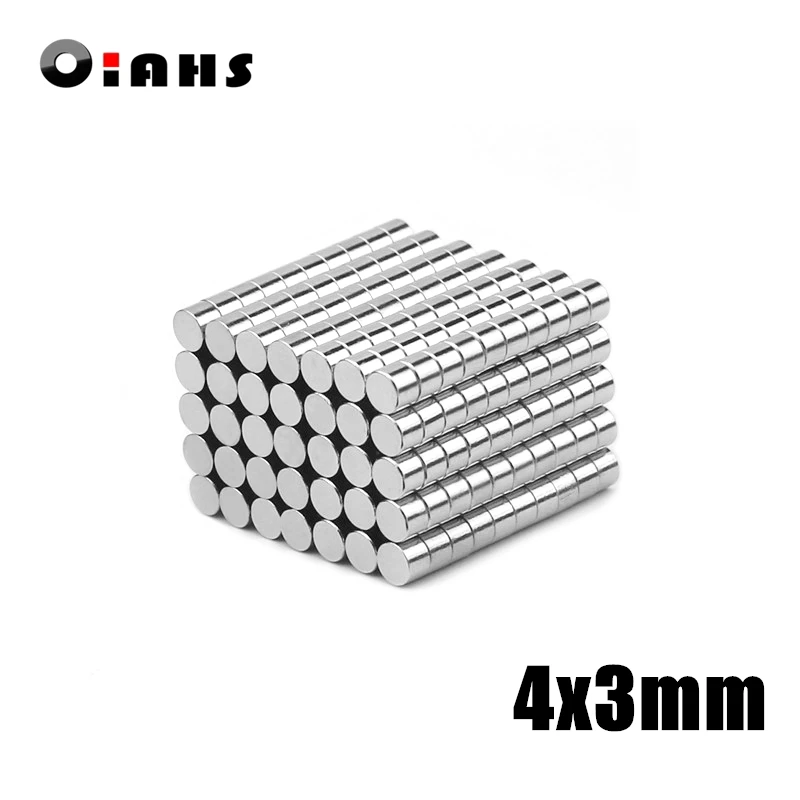 

2000pcs 4x3mm Super Powerful Strong Rare Earth Neodymium Magnet N35 Magnets 4*3mm