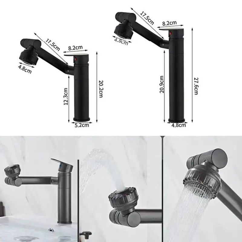 2022 Popular Washbasin Kitchen 360 Degree Rotating Hot Faucet Cold And Water Multifunctional Sink Adjustable Bathroom Fauce R8a1 modern kitchen faucets