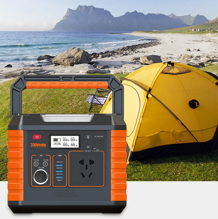 

POWER Portable Power Station Eu Air Conditioner Battery Powered Uk Plug Bank With Ac Outlet 330W