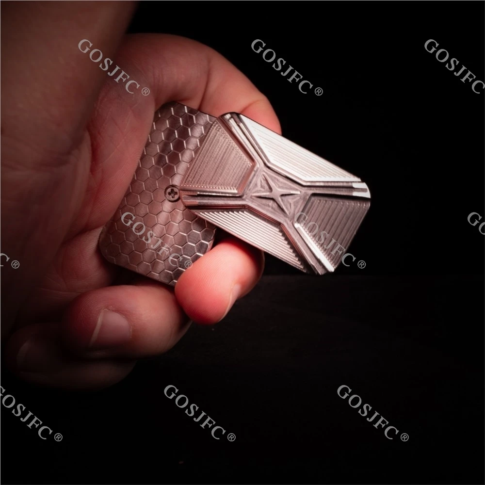 ZDEDC チタン無制限プッシュスライダーティマスカスフィジェット