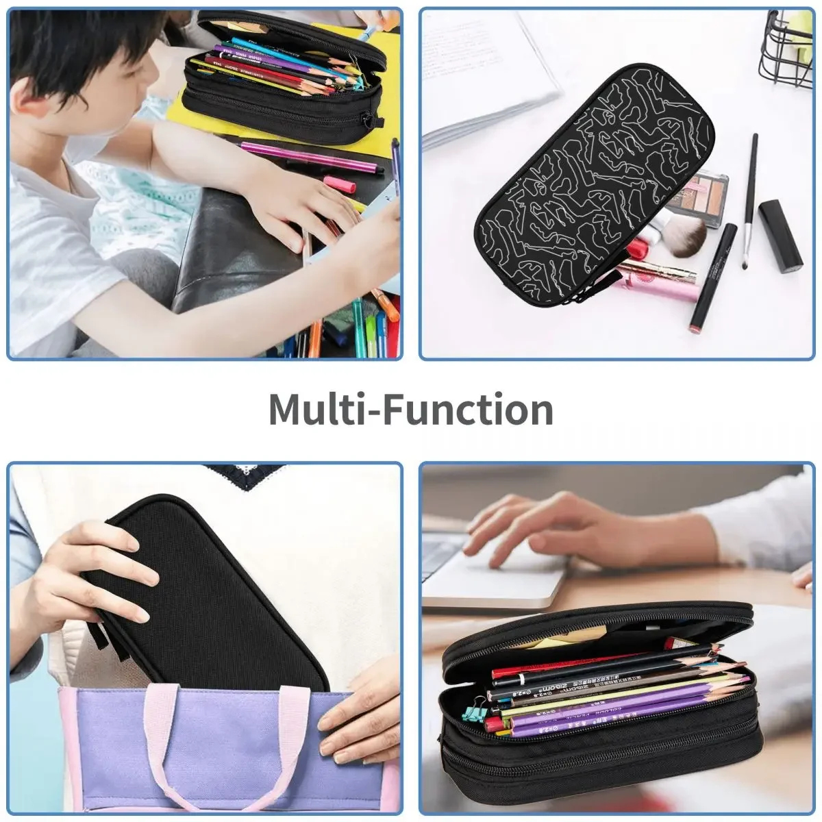 F1 Tracks Pencil Cases Large Capacity Pen Bags Pen Box Pencil Pouch For Boys Girls Students Stationery School Office