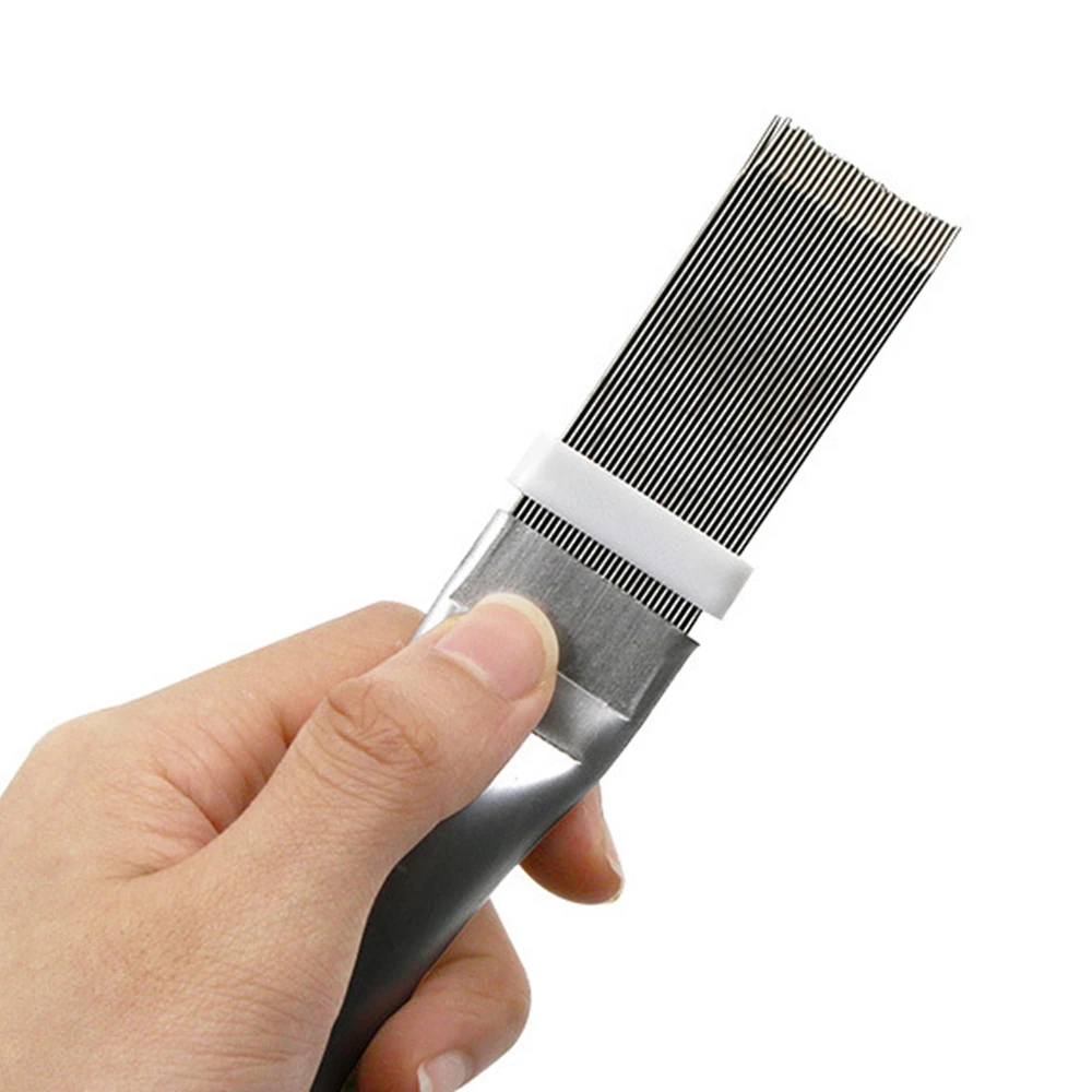 Air Conditioning Fin Cleaning Comb Brush Straightener Tool