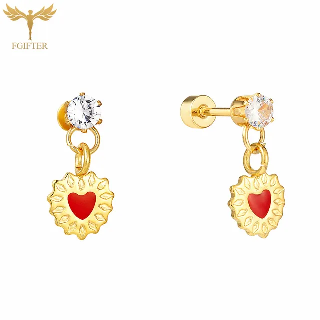 Buy Gold Apple Cluster Clip On Earrings - Joyalukkas