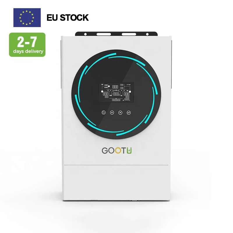 

GOOTU EU Stock 6000W Solar Inverter 48V Home Energy System 6KW Hybrid With 120A MPPT Controller