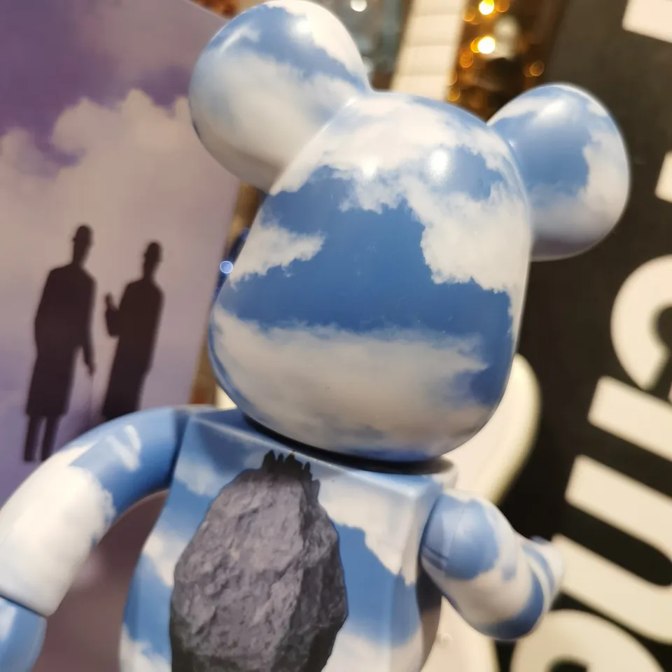 400% Bearbrick Rene Magritte Unlimited Recognition of Blue and