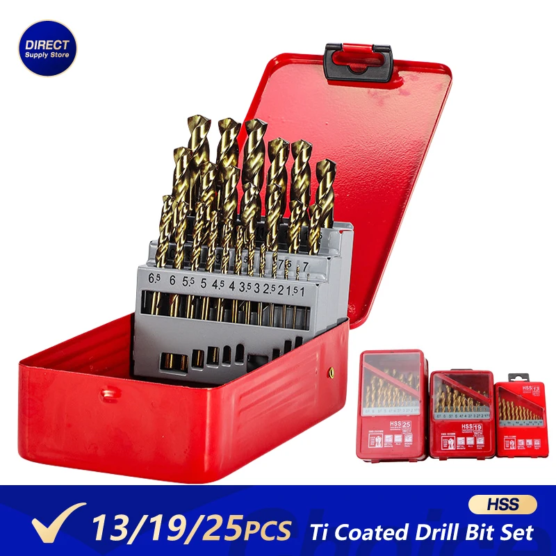 Fischer Metal Drill Bit Set HSS-G, 1-13 Mm, High-Quality Drill