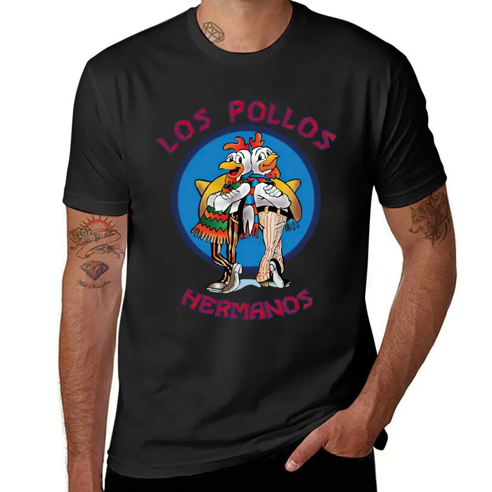

Los Pollos Hermanos T-Shirt plus sizes tops funnys aesthetic clothes t shirts men