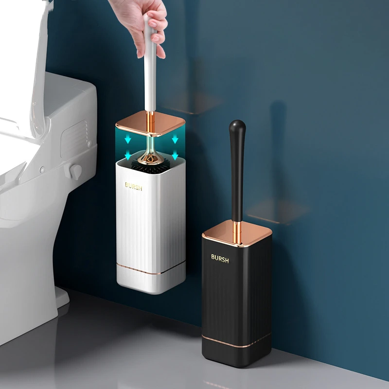 

XINCHEN Silicone Toilet Brush Home No Dead Corner Cleaning Brush WC Cleaning Tool Wall-mount Toilet Brush Bathroom Accessories