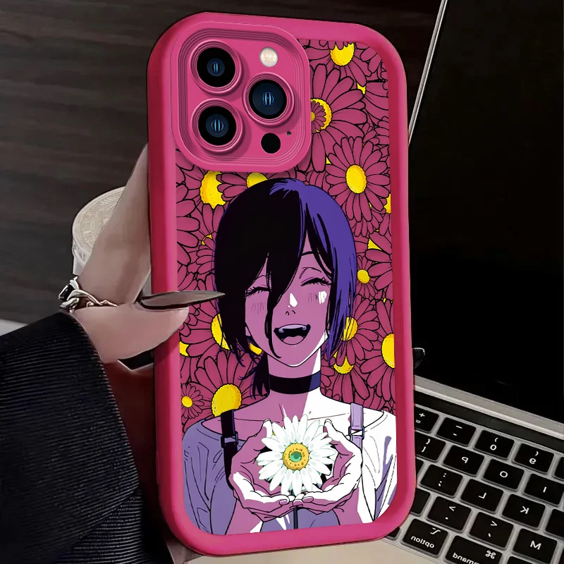 Chainsaw Man Cute Devil Reze Silicone Phone Case