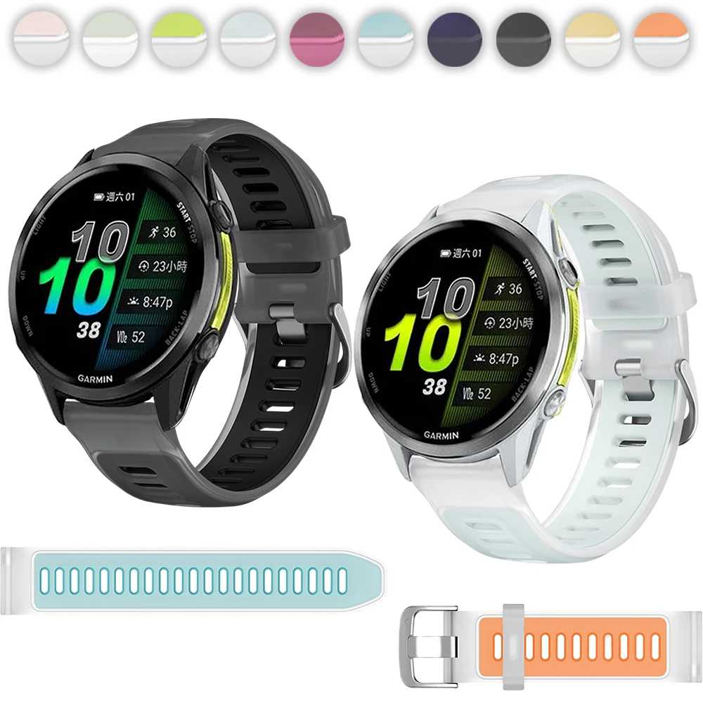 Universal 22mm Men’s and Women’s Silicone Replacement Wristband