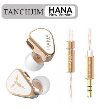 Tanchjim HANA 2021 New Version Dynamic Earphones HiFi In-Ear Monitors Headset New HANA with 0.78 2Pin Detachable Cable Earbuds 1