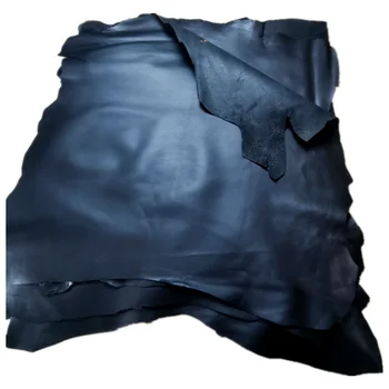 0.8/1mm Genuine Black Sheepskin Leather Fabric 1
