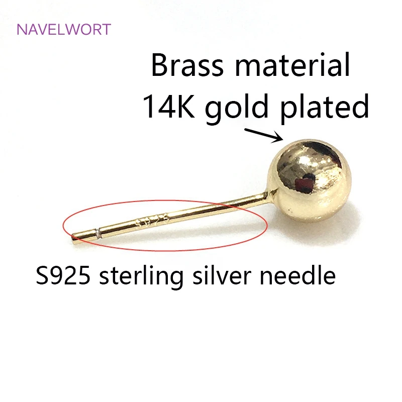 Orecchini Argento Modello Pallina