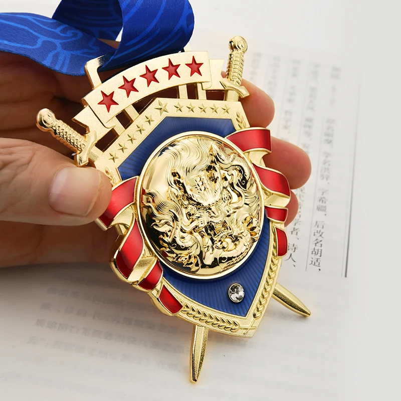 Customization Competition Metal Medal, Creative Running Competition Souvenirs Award Gift Box, Hanging Around the Neck Decor, 1Pc