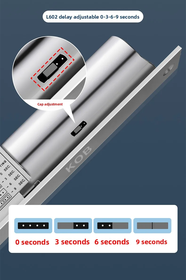 access control electric interlock concealed embedded electronic control lock gla