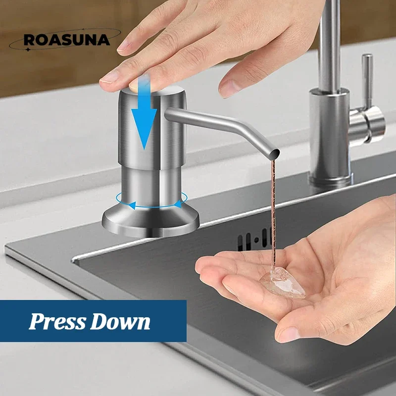Advanced stainless steel soap dispenser extension tube kit-suitable for kitchen sink and bathroom  automatic soap dispenser 4