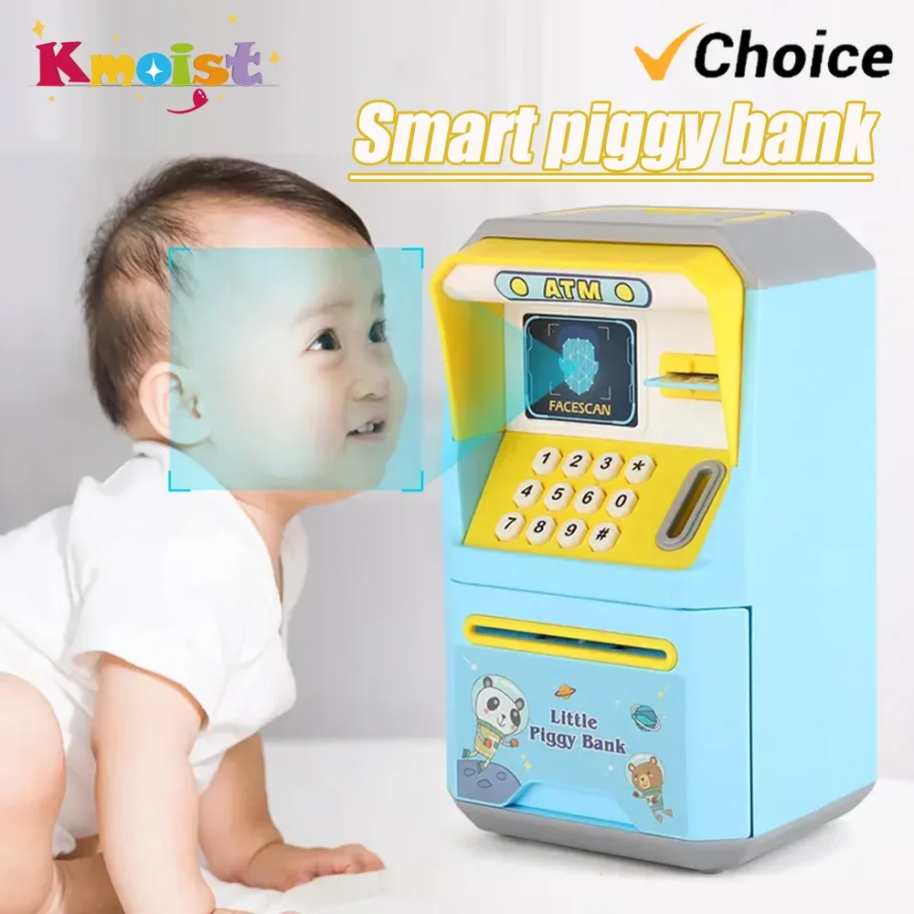 Money Box Saving Box Home Decoration ATM Machine Piggy Bank Electronic Entertainment Cash Machine Children's Gift Toys for Kids