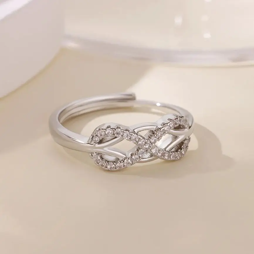 Infinite Adjustable Ring Stainless Steel Women