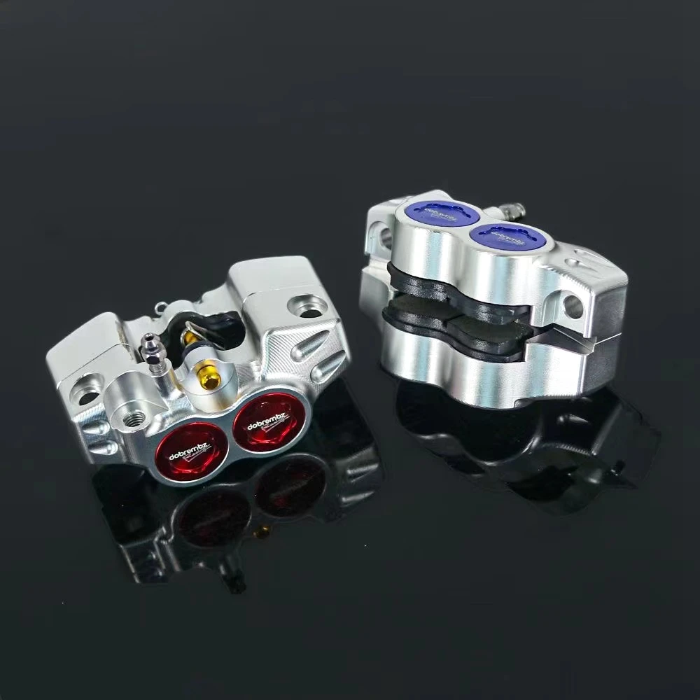 New 84mm Brake Caliper 4Piston Motorcycle Disc Brake Pump Universal For Yamaha Aerox RSZ JOG BWS DIO50 Scooter Dirt Bike Modify