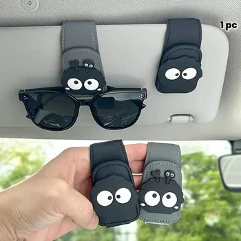 Porta occhiali per visiera per auto, grazioso clip a tema elfo per occhiali da sole e occhiali. Accessorio per auto, divertente organizzatore per auto